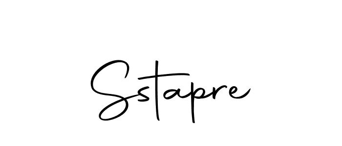 Design your own signature with our free online signature maker. With this signature software, you can create a handwritten (Autography-DOLnW) signature for name Sstapre. Sstapre signature style 10 images and pictures png