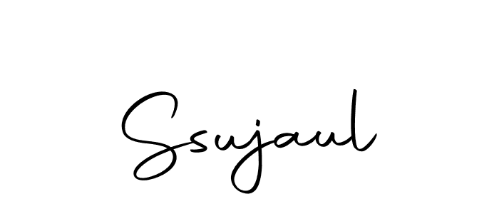 How to make Ssujaul name signature. Use Autography-DOLnW style for creating short signs online. This is the latest handwritten sign. Ssujaul signature style 10 images and pictures png