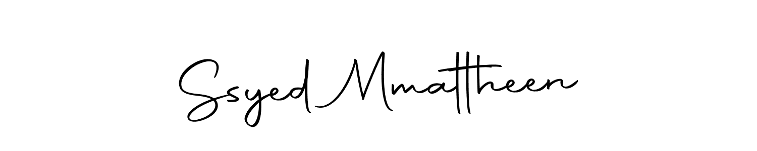 How to make Ssyed Mmattheen signature? Autography-DOLnW is a professional autograph style. Create handwritten signature for Ssyed Mmattheen name. Ssyed Mmattheen signature style 10 images and pictures png