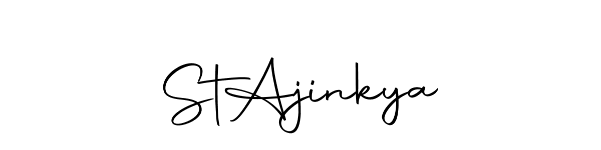 St   Ajinkya stylish signature style. Best Handwritten Sign (Autography-DOLnW) for my name. Handwritten Signature Collection Ideas for my name St   Ajinkya. St   Ajinkya signature style 10 images and pictures png