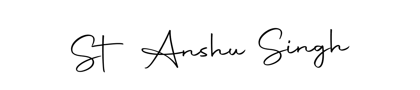 Similarly Autography-DOLnW is the best handwritten signature design. Signature creator online .You can use it as an online autograph creator for name St Anshu Singh. St Anshu Singh signature style 10 images and pictures png
