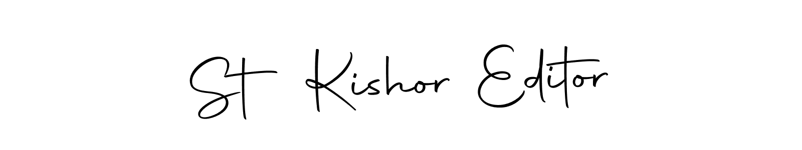 Make a beautiful signature design for name St Kishor Editor. Use this online signature maker to create a handwritten signature for free. St Kishor Editor signature style 10 images and pictures png