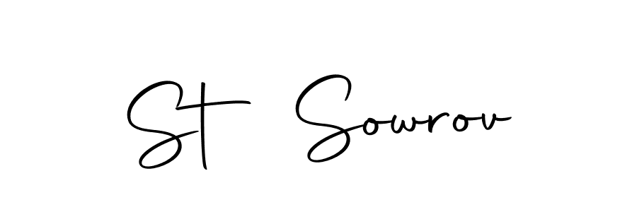 if you are searching for the best signature style for your name St Sowrov. so please give up your signature search. here we have designed multiple signature styles  using Autography-DOLnW. St Sowrov signature style 10 images and pictures png