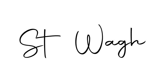 How to Draw St Wagh signature style? Autography-DOLnW is a latest design signature styles for name St Wagh. St Wagh signature style 10 images and pictures png