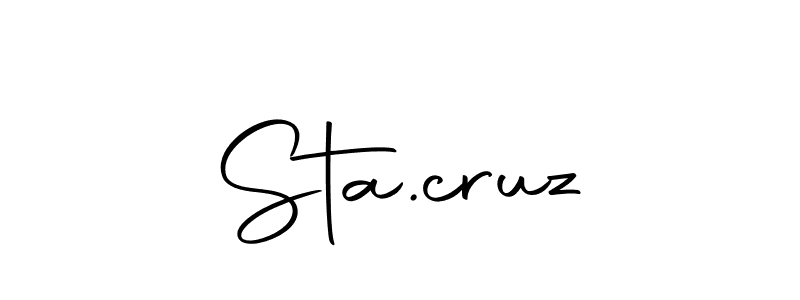 Make a beautiful signature design for name Sta.cruz. With this signature (Autography-DOLnW) style, you can create a handwritten signature for free. Sta.cruz signature style 10 images and pictures png