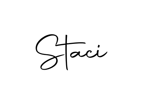 Create a beautiful signature design for name Staci. With this signature (Autography-DOLnW) fonts, you can make a handwritten signature for free. Staci signature style 10 images and pictures png