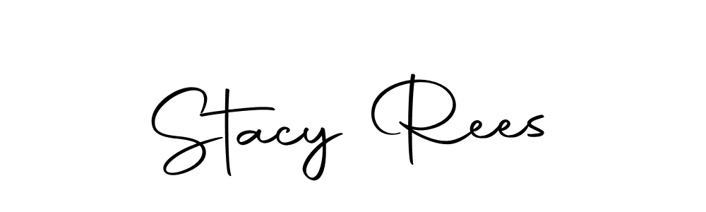 Stacy Rees stylish signature style. Best Handwritten Sign (Autography-DOLnW) for my name. Handwritten Signature Collection Ideas for my name Stacy Rees. Stacy Rees signature style 10 images and pictures png