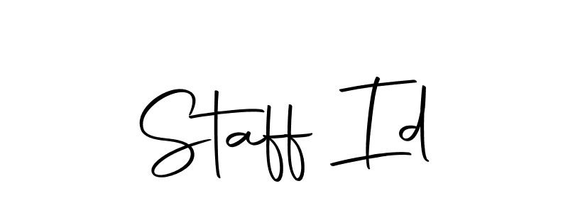 Make a beautiful signature design for name Staff Id. With this signature (Autography-DOLnW) style, you can create a handwritten signature for free. Staff Id signature style 10 images and pictures png