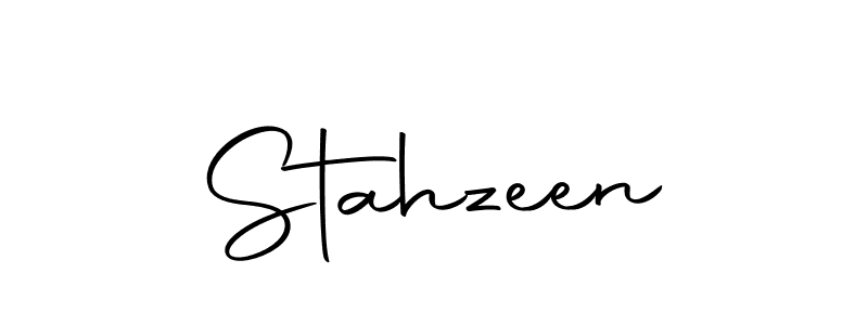 Make a beautiful signature design for name Stahzeen. With this signature (Autography-DOLnW) style, you can create a handwritten signature for free. Stahzeen signature style 10 images and pictures png