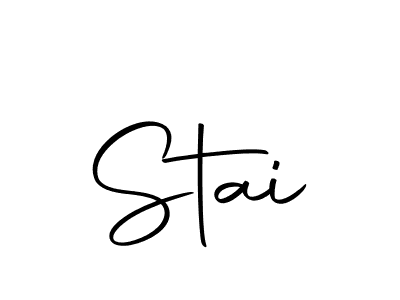 Similarly Autography-DOLnW is the best handwritten signature design. Signature creator online .You can use it as an online autograph creator for name Stai. Stai signature style 10 images and pictures png