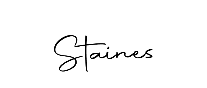 if you are searching for the best signature style for your name Staines. so please give up your signature search. here we have designed multiple signature styles  using Autography-DOLnW. Staines signature style 10 images and pictures png