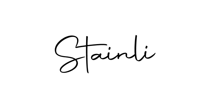 Use a signature maker to create a handwritten signature online. With this signature software, you can design (Autography-DOLnW) your own signature for name Stainli. Stainli signature style 10 images and pictures png