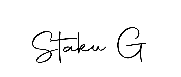 Also we have Staku G name is the best signature style. Create professional handwritten signature collection using Autography-DOLnW autograph style. Staku G signature style 10 images and pictures png