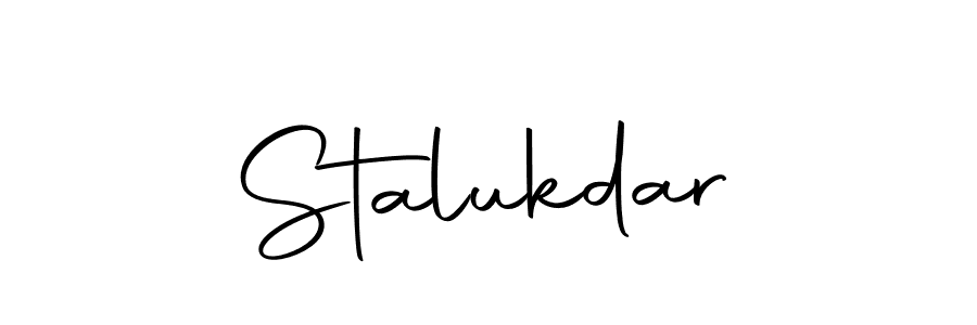 How to make Stalukdar name signature. Use Autography-DOLnW style for creating short signs online. This is the latest handwritten sign. Stalukdar signature style 10 images and pictures png