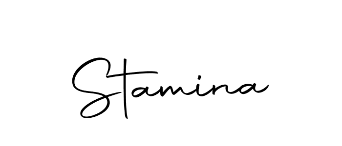 How to make Stamina signature? Autography-DOLnW is a professional autograph style. Create handwritten signature for Stamina name. Stamina signature style 10 images and pictures png