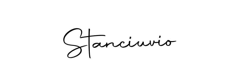 Design your own signature with our free online signature maker. With this signature software, you can create a handwritten (Autography-DOLnW) signature for name Stanciuvio. Stanciuvio signature style 10 images and pictures png