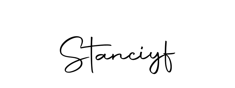 Stanciyf stylish signature style. Best Handwritten Sign (Autography-DOLnW) for my name. Handwritten Signature Collection Ideas for my name Stanciyf. Stanciyf signature style 10 images and pictures png