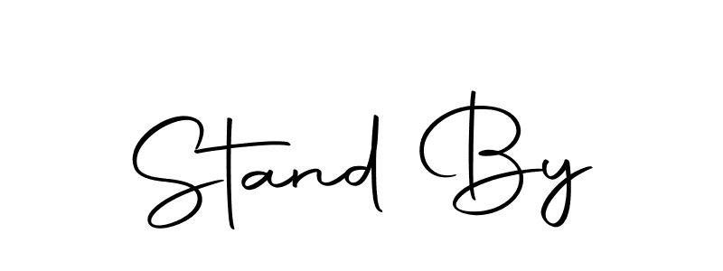 The best way (Autography-DOLnW) to make a short signature is to pick only two or three words in your name. The name Stand By include a total of six letters. For converting this name. Stand By signature style 10 images and pictures png