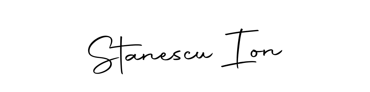 Make a beautiful signature design for name Stanescu Ion. With this signature (Autography-DOLnW) style, you can create a handwritten signature for free. Stanescu Ion signature style 10 images and pictures png
