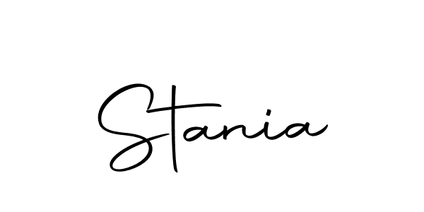 Use a signature maker to create a handwritten signature online. With this signature software, you can design (Autography-DOLnW) your own signature for name Stania. Stania signature style 10 images and pictures png