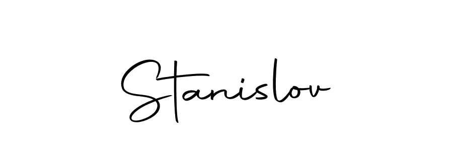 Design your own signature with our free online signature maker. With this signature software, you can create a handwritten (Autography-DOLnW) signature for name Stanislov. Stanislov signature style 10 images and pictures png