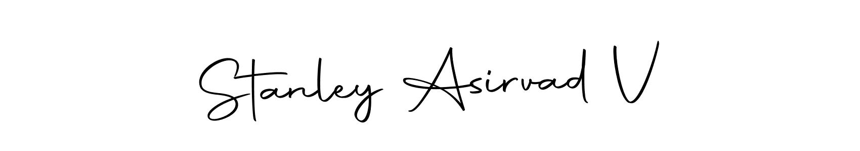 Make a beautiful signature design for name Stanley Asirvad V. Use this online signature maker to create a handwritten signature for free. Stanley Asirvad V signature style 10 images and pictures png