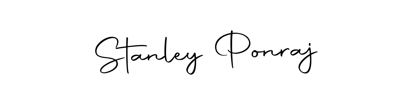 How to make Stanley Ponraj signature? Autography-DOLnW is a professional autograph style. Create handwritten signature for Stanley Ponraj name. Stanley Ponraj signature style 10 images and pictures png