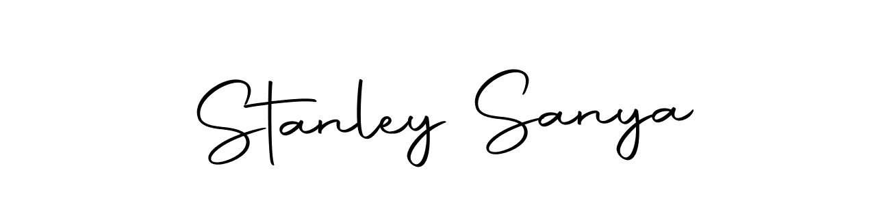 You should practise on your own different ways (Autography-DOLnW) to write your name (Stanley Sanya) in signature. don't let someone else do it for you. Stanley Sanya signature style 10 images and pictures png