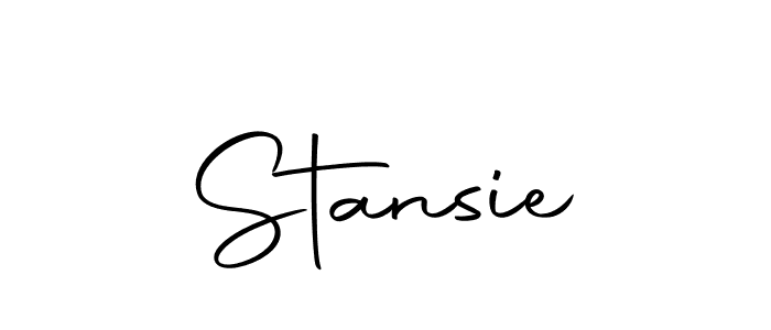 Make a beautiful signature design for name Stansie. Use this online signature maker to create a handwritten signature for free. Stansie signature style 10 images and pictures png