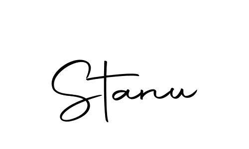 The best way (Autography-DOLnW) to make a short signature is to pick only two or three words in your name. The name Stanu include a total of six letters. For converting this name. Stanu signature style 10 images and pictures png