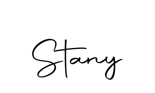 Use a signature maker to create a handwritten signature online. With this signature software, you can design (Autography-DOLnW) your own signature for name Stany. Stany signature style 10 images and pictures png