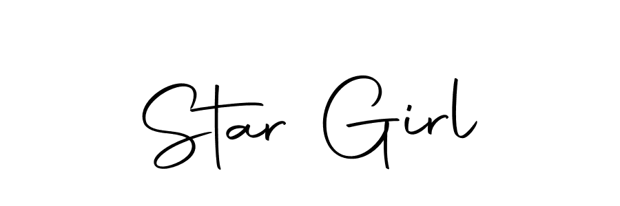 Design your own signature with our free online signature maker. With this signature software, you can create a handwritten (Autography-DOLnW) signature for name Star Girl. Star Girl signature style 10 images and pictures png