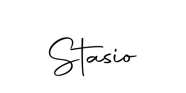 How to make Stasio signature? Autography-DOLnW is a professional autograph style. Create handwritten signature for Stasio name. Stasio signature style 10 images and pictures png