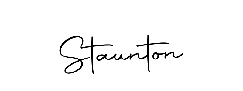 Make a short Staunton signature style. Manage your documents anywhere anytime using Autography-DOLnW. Create and add eSignatures, submit forms, share and send files easily. Staunton signature style 10 images and pictures png