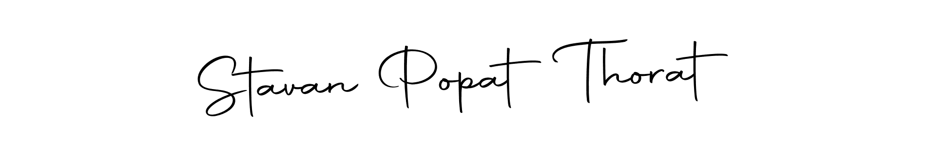 Also we have Stavan Popat Thorat name is the best signature style. Create professional handwritten signature collection using Autography-DOLnW autograph style. Stavan Popat Thorat signature style 10 images and pictures png