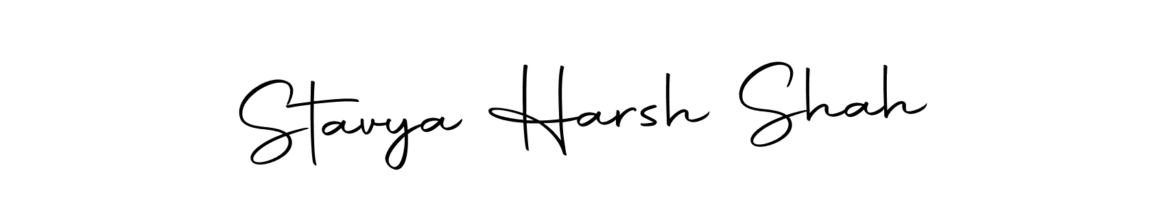 How to make Stavya Harsh Shah signature? Autography-DOLnW is a professional autograph style. Create handwritten signature for Stavya Harsh Shah name. Stavya Harsh Shah signature style 10 images and pictures png