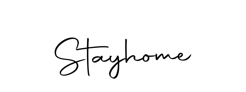 if you are searching for the best signature style for your name Stayhome. so please give up your signature search. here we have designed multiple signature styles  using Autography-DOLnW. Stayhome signature style 10 images and pictures png