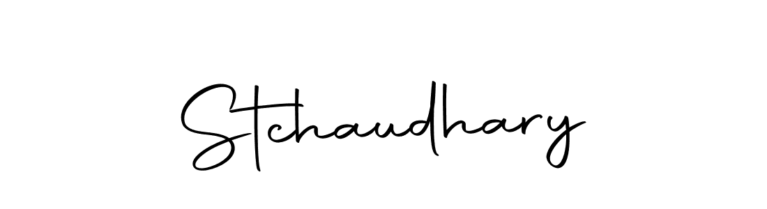 How to make Stchaudhary signature? Autography-DOLnW is a professional autograph style. Create handwritten signature for Stchaudhary name. Stchaudhary signature style 10 images and pictures png