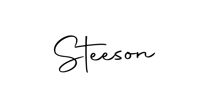 Similarly Autography-DOLnW is the best handwritten signature design. Signature creator online .You can use it as an online autograph creator for name Steeson. Steeson signature style 10 images and pictures png