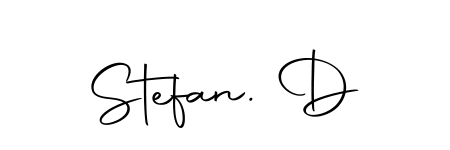Stefan. D stylish signature style. Best Handwritten Sign (Autography-DOLnW) for my name. Handwritten Signature Collection Ideas for my name Stefan. D. Stefan. D signature style 10 images and pictures png