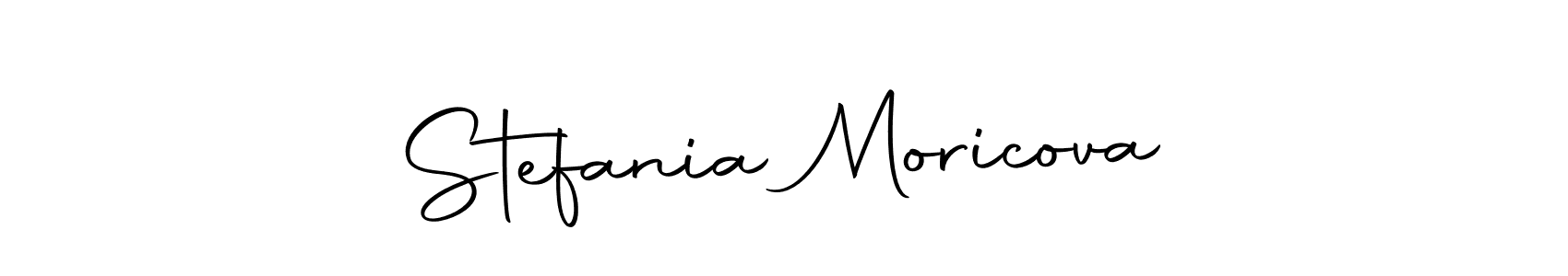 How to make Stefania Moricova name signature. Use Autography-DOLnW style for creating short signs online. This is the latest handwritten sign. Stefania Moricova signature style 10 images and pictures png