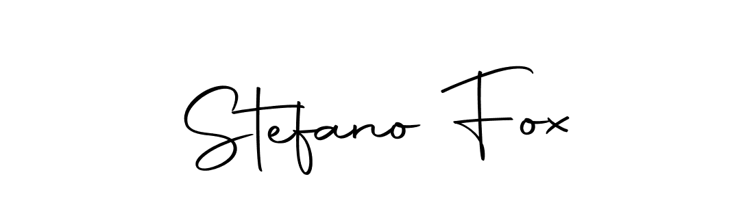 Design your own signature with our free online signature maker. With this signature software, you can create a handwritten (Autography-DOLnW) signature for name Stefano Fox. Stefano Fox signature style 10 images and pictures png