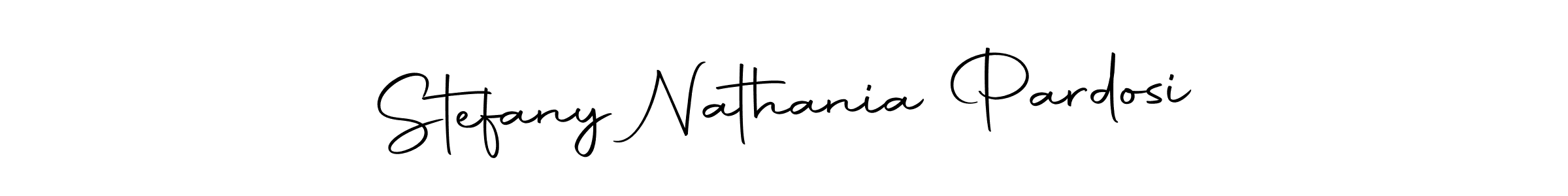 Make a short Stefany Nathania Pardosi signature style. Manage your documents anywhere anytime using Autography-DOLnW. Create and add eSignatures, submit forms, share and send files easily. Stefany Nathania Pardosi signature style 10 images and pictures png