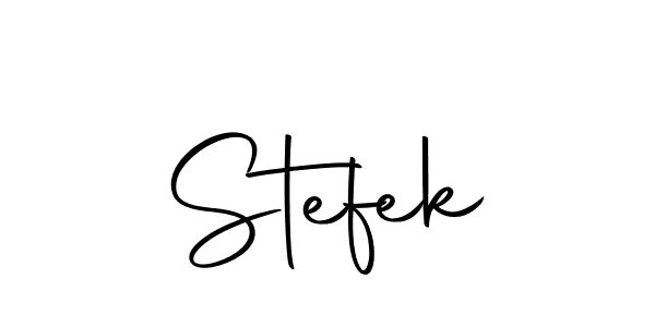 Stefek stylish signature style. Best Handwritten Sign (Autography-DOLnW) for my name. Handwritten Signature Collection Ideas for my name Stefek. Stefek signature style 10 images and pictures png
