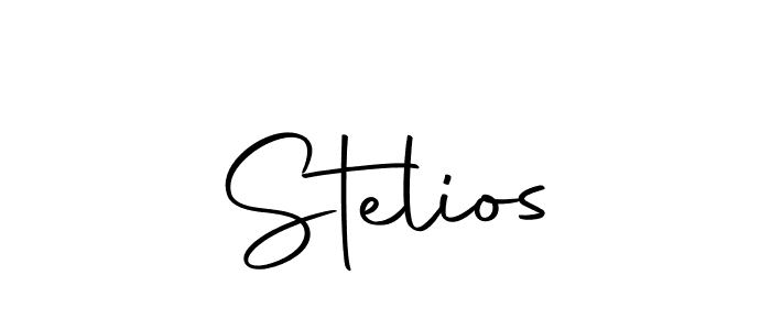 Make a beautiful signature design for name Stelios. With this signature (Autography-DOLnW) style, you can create a handwritten signature for free. Stelios signature style 10 images and pictures png