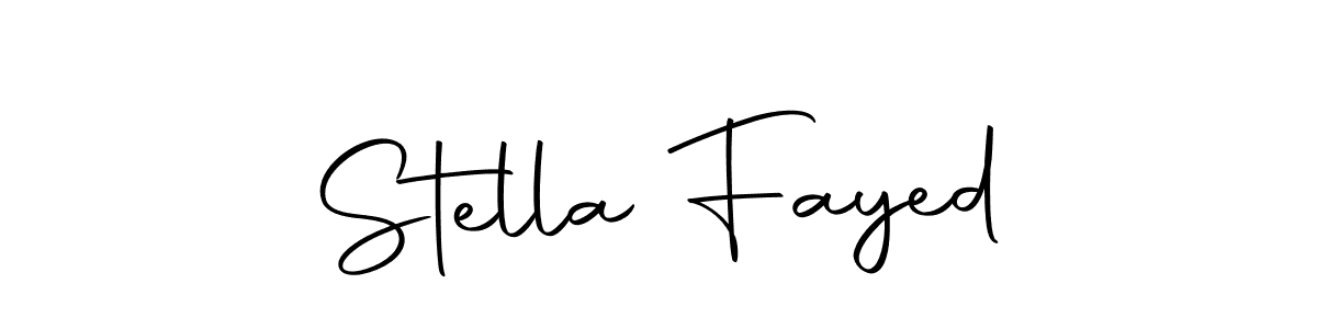 Use a signature maker to create a handwritten signature online. With this signature software, you can design (Autography-DOLnW) your own signature for name Stella Fayed. Stella Fayed signature style 10 images and pictures png