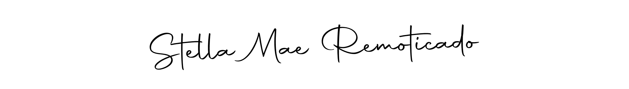 Design your own signature with our free online signature maker. With this signature software, you can create a handwritten (Autography-DOLnW) signature for name Stella Mae Remoticado. Stella Mae Remoticado signature style 10 images and pictures png