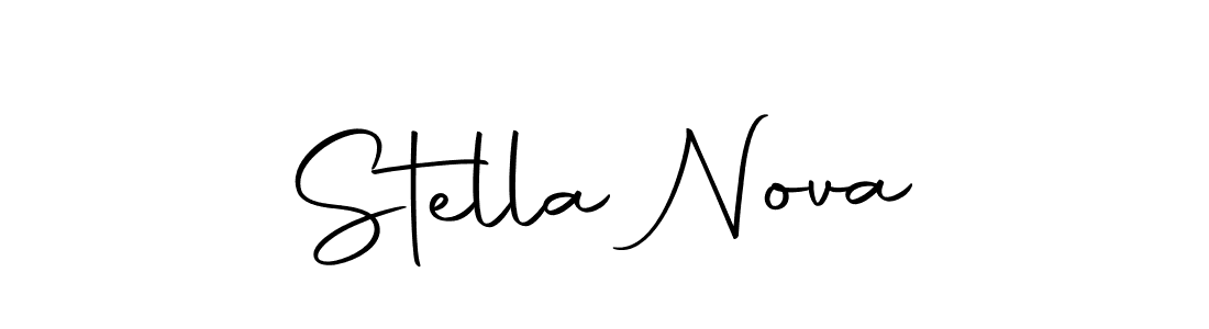 Stella Nova stylish signature style. Best Handwritten Sign (Autography-DOLnW) for my name. Handwritten Signature Collection Ideas for my name Stella Nova. Stella Nova signature style 10 images and pictures png