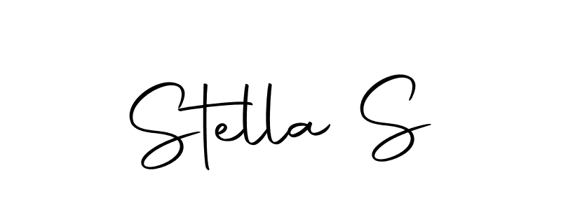 Stella S stylish signature style. Best Handwritten Sign (Autography-DOLnW) for my name. Handwritten Signature Collection Ideas for my name Stella S. Stella S signature style 10 images and pictures png