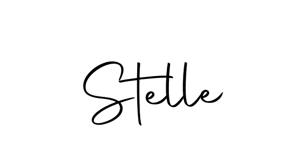 if you are searching for the best signature style for your name Stelle. so please give up your signature search. here we have designed multiple signature styles  using Autography-DOLnW. Stelle signature style 10 images and pictures png